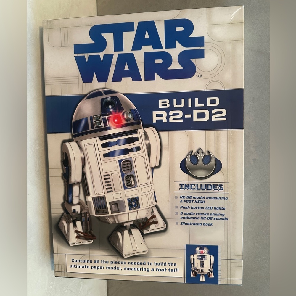 New Star Wars Build R2-D2 Ultimate Paper Model Lights Original Sound